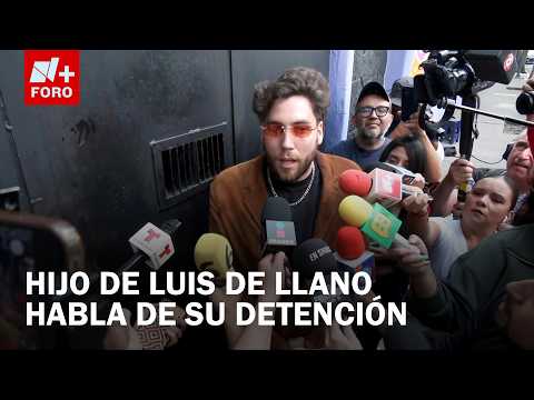 Luis de Llano's son visits him in San Fernando following his arrest