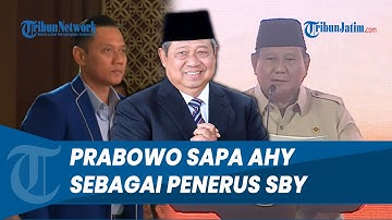 Prabowo Sapa AHY sebagai Penerus SBY: Kok Saya Enggak Disingkat PSD Ya?