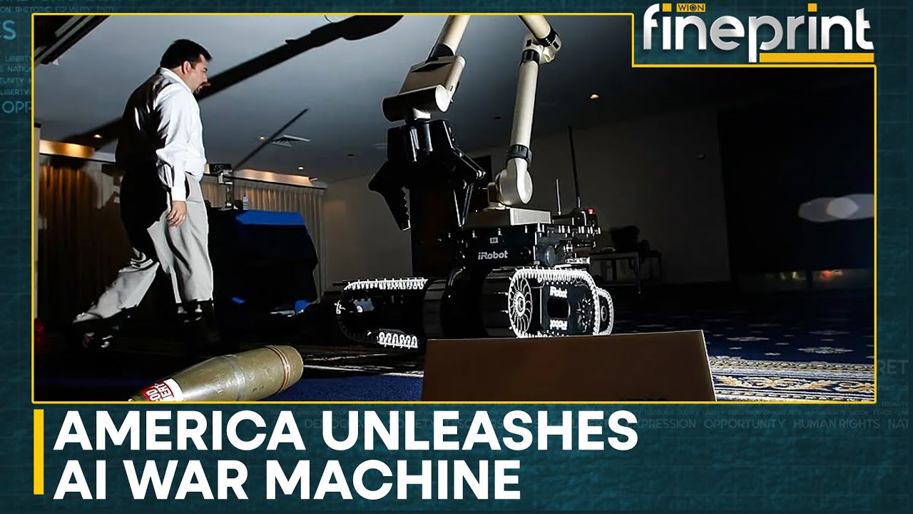 US Racing to Integrate AI Into Its Weapons System | WION Fineprint