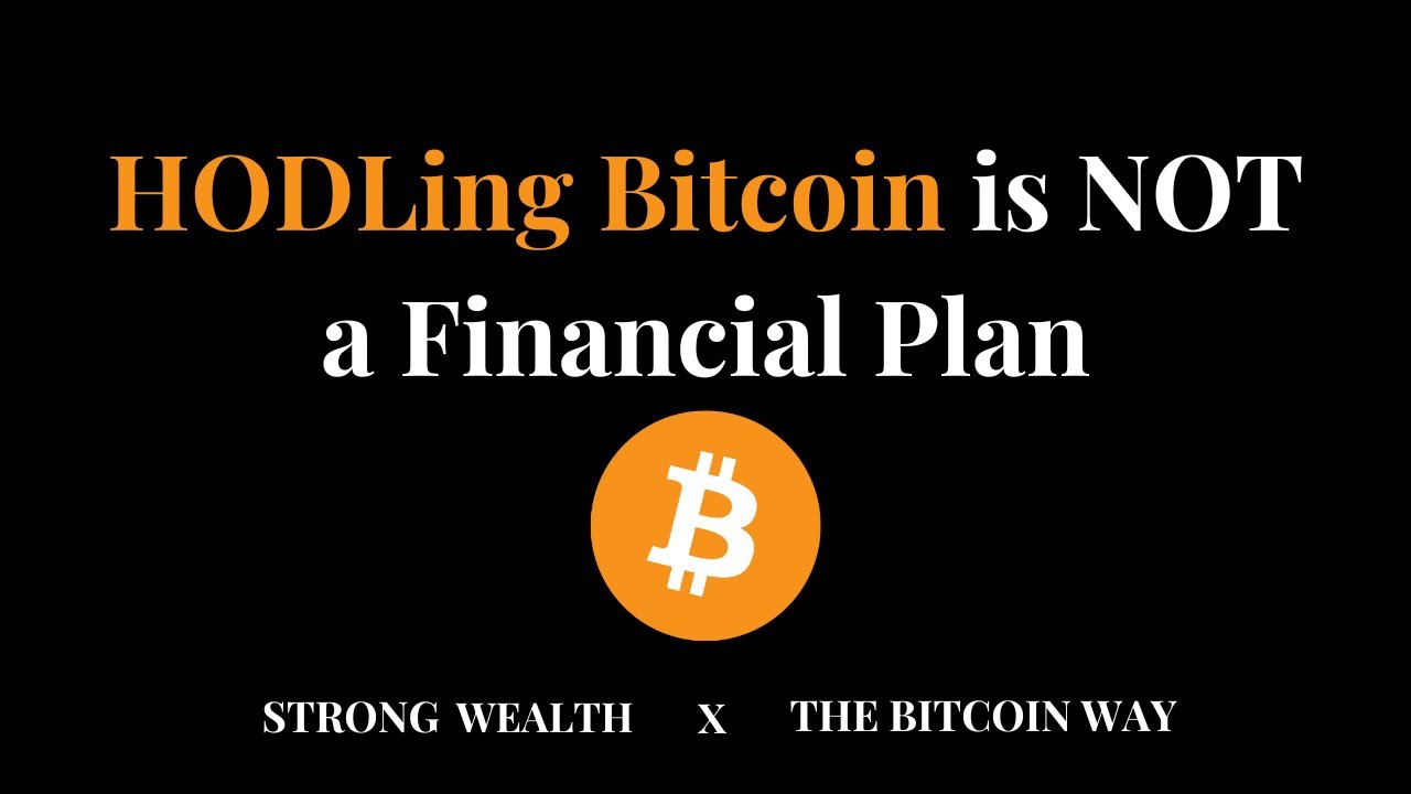 Bitcoin is NOT a Financial Plan