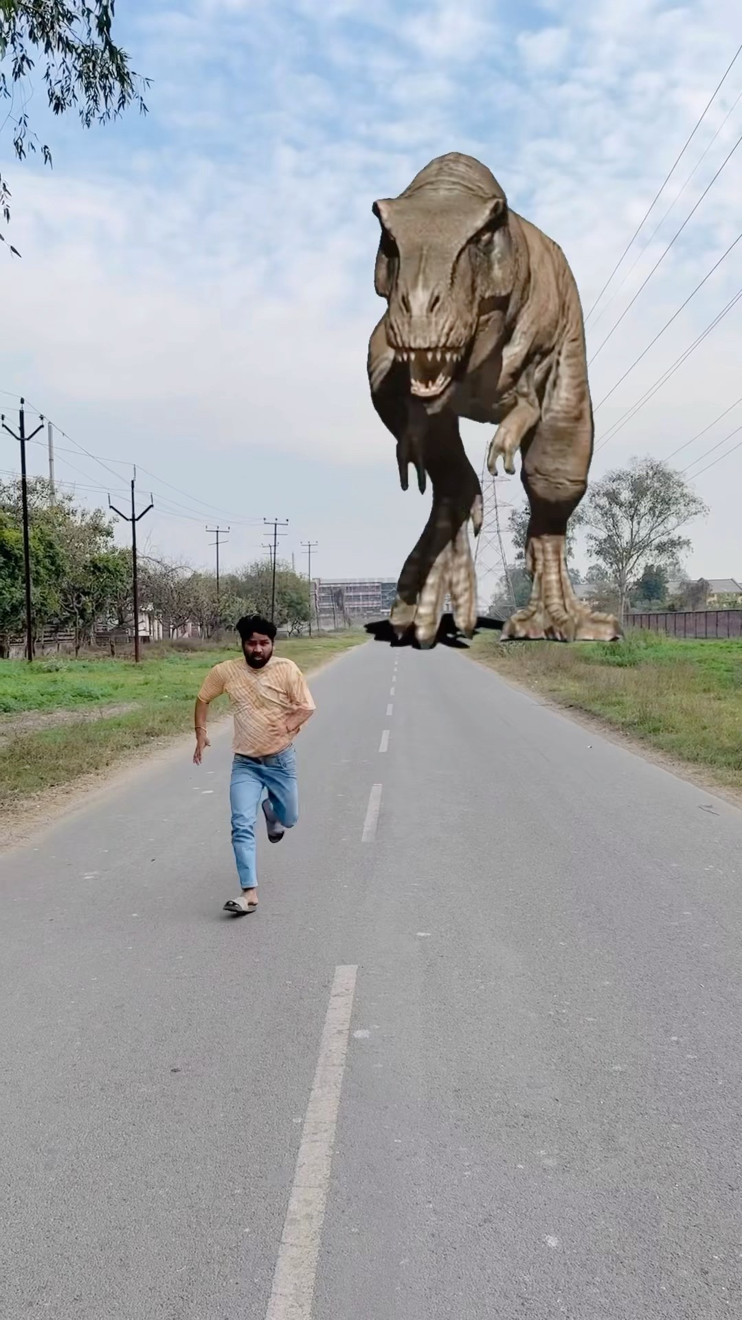 Jurassic World mai fash gaya #comedy #funnyvideo #youtubeshorts #shorts #shortsfeed