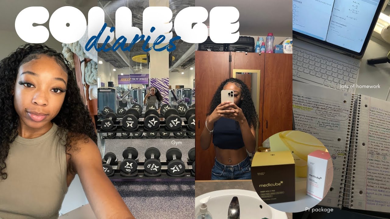ep. 3 | we in our productive era, gym, lots of homework, I learned how to cook???