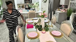 Let’s undecorate my Pink Tablescape 2026