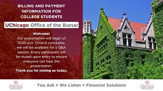 BILLING AND PAYMENT INFORMATION FOR COLLEGE STUDENTS