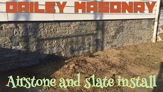 Airstone and Slate install