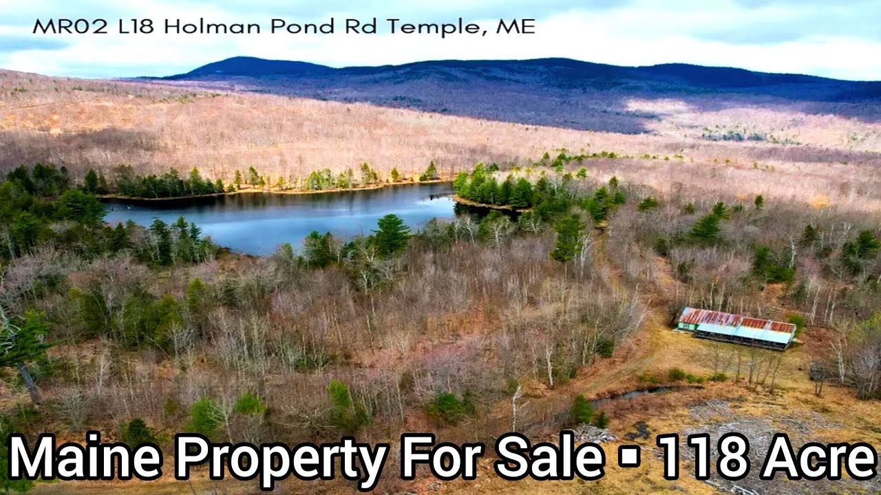 Maine Land For Sale 399k 118 Acres Maine Offgrid Property For