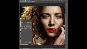how to change lip color in photoshop  #shorts