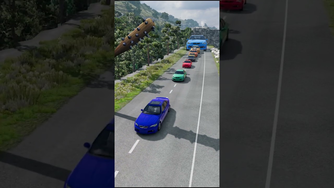 Most Satisfying Destruction |Impossible Challenge: Car vs. Giant Obstacles! 🚗💥