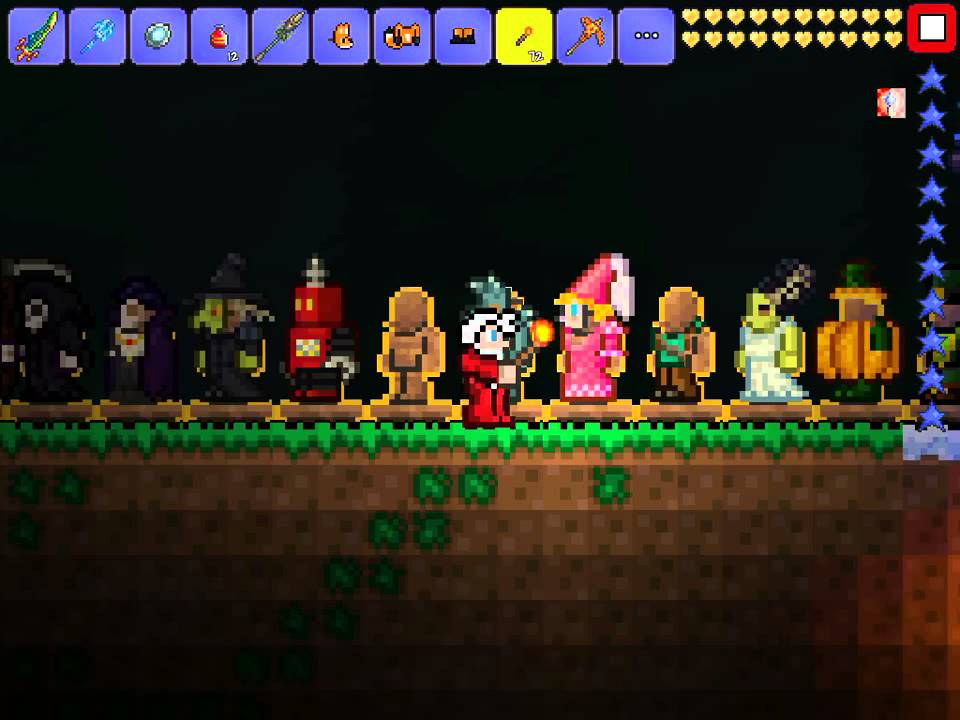 Terraria IOS Todos los trajes de halloween O YouTube