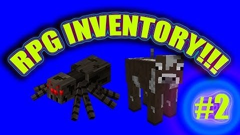 Minecraft Mod Spotlight - RPG INVENTORY!!!  - Part 2