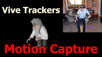 Motion Capture Test - Animation Prep Studio - Blender - Vive trackers