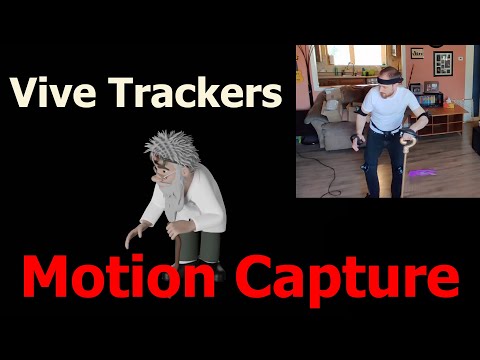 Motion Capture Test - Animation Prep Studio - Blender - Vive trackers
