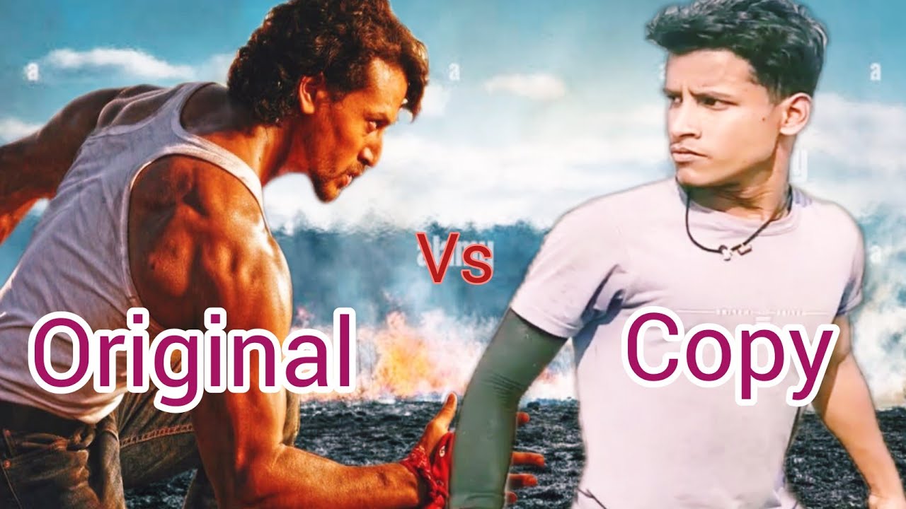 Tiger shroff Fight (Original vs Copy) Hindi Movie Best Action YouTube