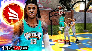 This NEW JA MORANT BUILD is BREAKING NBA 2K23 BEST BUILD