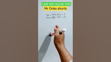 Solving linear equations using Cross multiplication method👍🔥 #shorts #ytshorts #viral #mronkoshorts