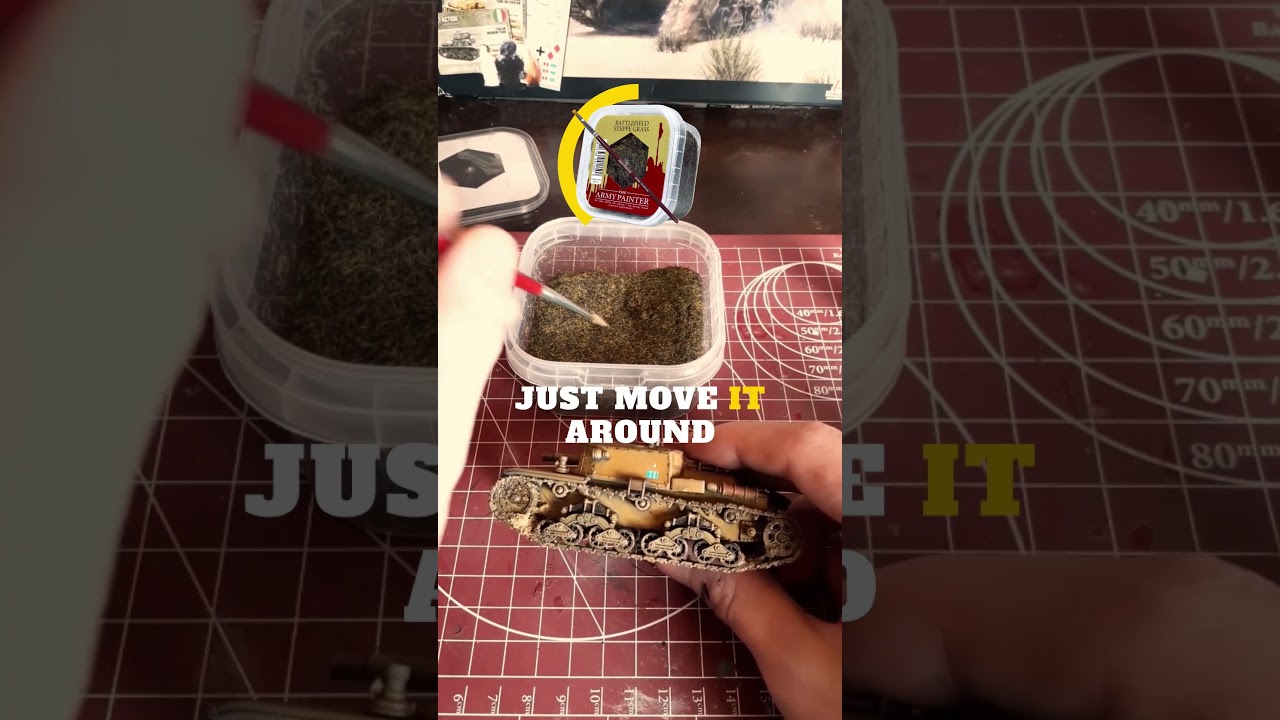 Quick tutorial to paint dirty tracks for your bolt action tanks!