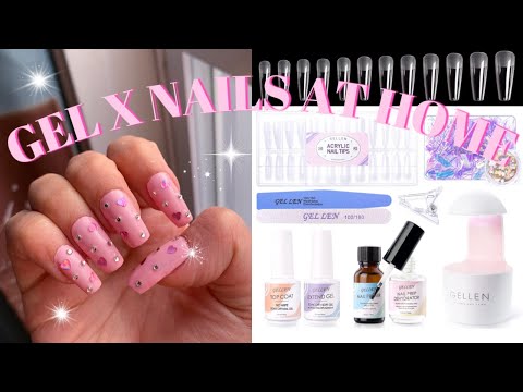 TRYING GEL X NAILS FOR THE FIRST TIME / EASY / AFFORDABLE
