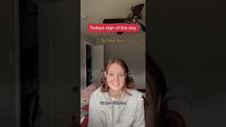 Learn How To Sign School Bus in ASL for Beginners | American Sign Language #shorts
