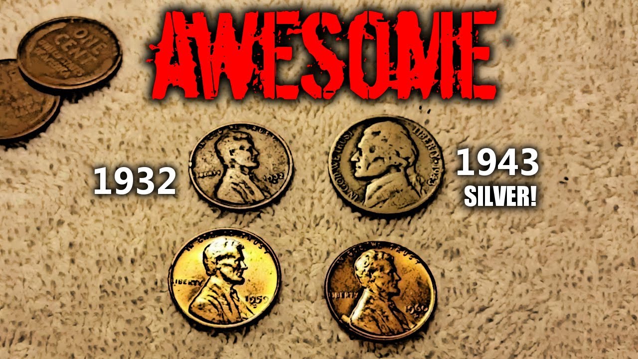 85 YEAR OLD PENNY & SILVER! AWESOME COIN ROLL HUNTING FINDS!!!