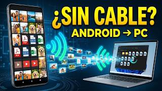 La forma MÁS FÁCIL de pasar archivos de Android a Windows SIN CABLE ⚡ screenshot 4