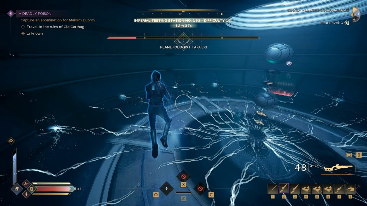 Dune Awakening, Imperial Testing Station 152, lvl 12, ranged solo,