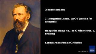 Johannes Brahms, 21 Hungarian Dances, WoO 1 (version for orchestra)