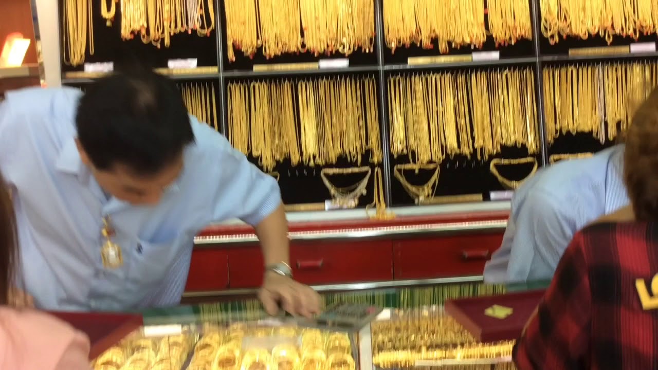 Gold shop in Bangkok YouTube