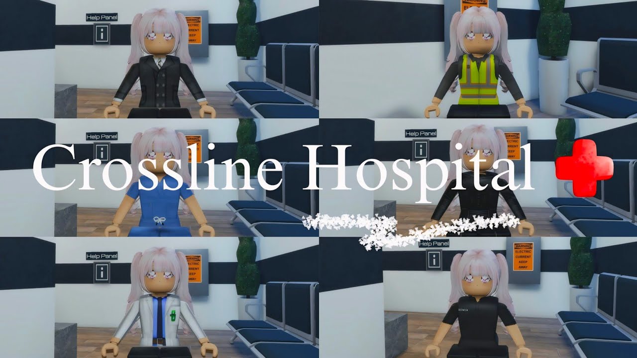 Trying every role in Crossline Hospital 💉 | Roblox