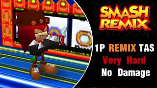 Smash Remix [TAS] - Knuckles Remix Mode (Very Hard, No Damage)