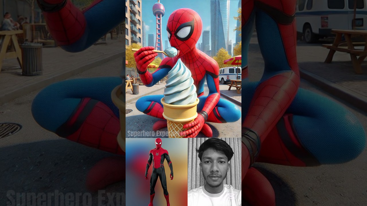 superheroes eating ice cream part 2 😋 Avenger Marvel DC all character 