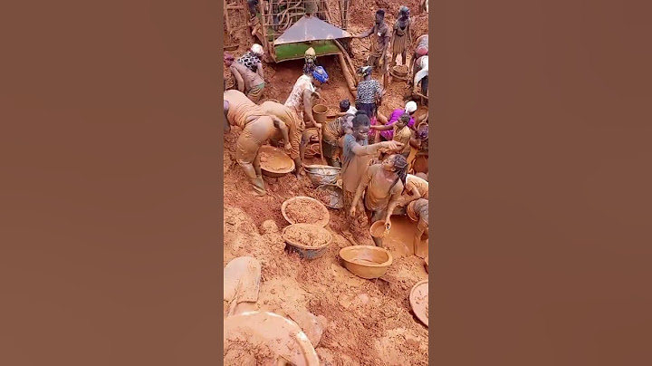 Gold mining in Congo | Where your bling blings come from