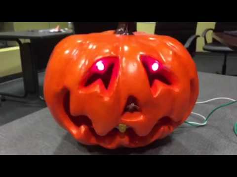 Proximity sensing Halloween Pumpkin!
