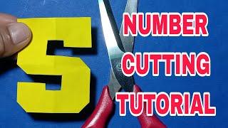 NUMBER CUTTING TUTORIAL NO.5