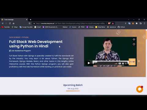 iNeuron Python Course Coupon code | Full Stack Web Development using Python | @iNeuroniNtelligence