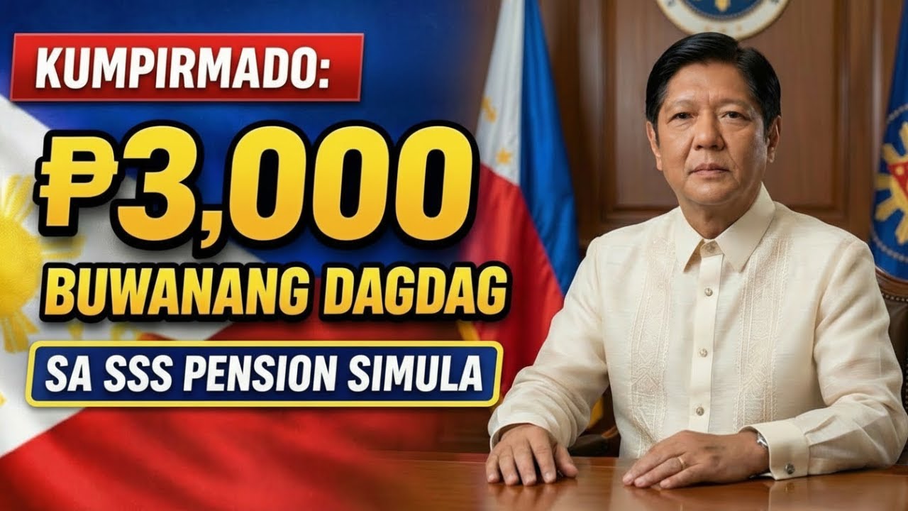 Kumpirmado: ₱3,000 Buwanang Dagdag sa SSS Pension Simula Enero 2026 – Sino ang Kwalipikado?