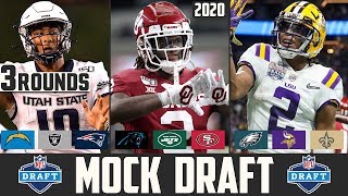 2020 NFL Mock Draft Post Free Agency | 3 Round NFL Mock Draft 2020 | Post Free Agency NFL Mock Draft