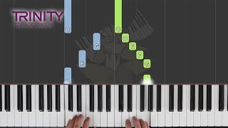 Old German Dance Trinity Piano Initial Grade 2021-2023 Synthesia Piano Tutorial