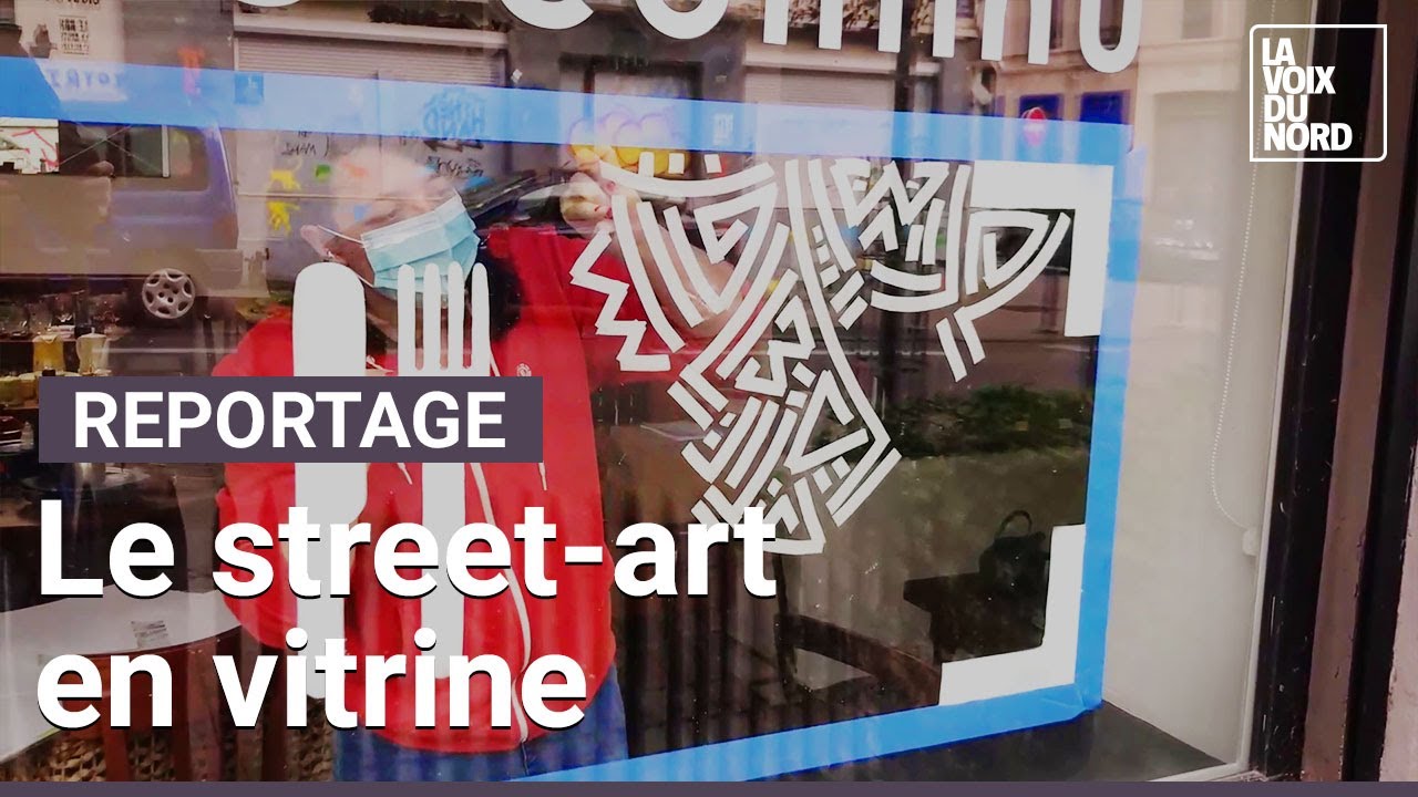 À Roubaix, le street-art en vitrine des commerces