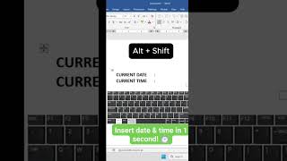 Insert Date & Time in MS Word 🔥 | Learn This Smart Trick in Just 30 Seconds!