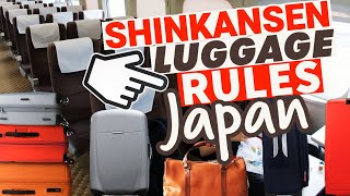 Japan Shinkansen Rules 2023  Luggage rules [ Everything you need to know ] Japan Travel Advice