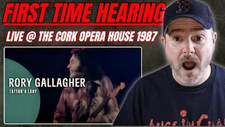 Rory Gallagher Live 1987 Tattood Lady Reaction Guitar Master At Work