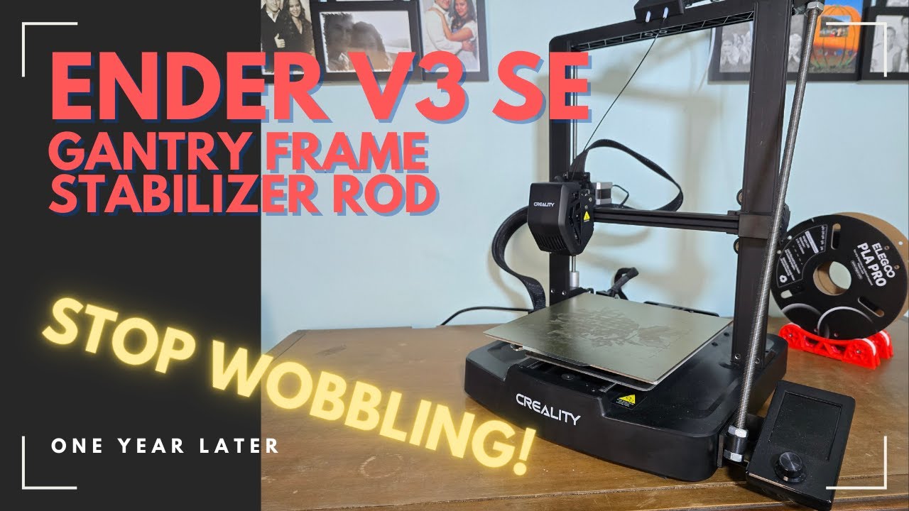 Ender 3 V3 SE Wobble FIX - Gantry Frame Stabilizer Mod - Part 3