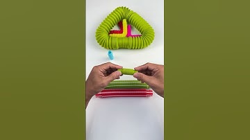 Creating Pink Crunchy Style POP-ASMR #diy #satisfyingvideos #relaxing #creative #oddasmr #insideout