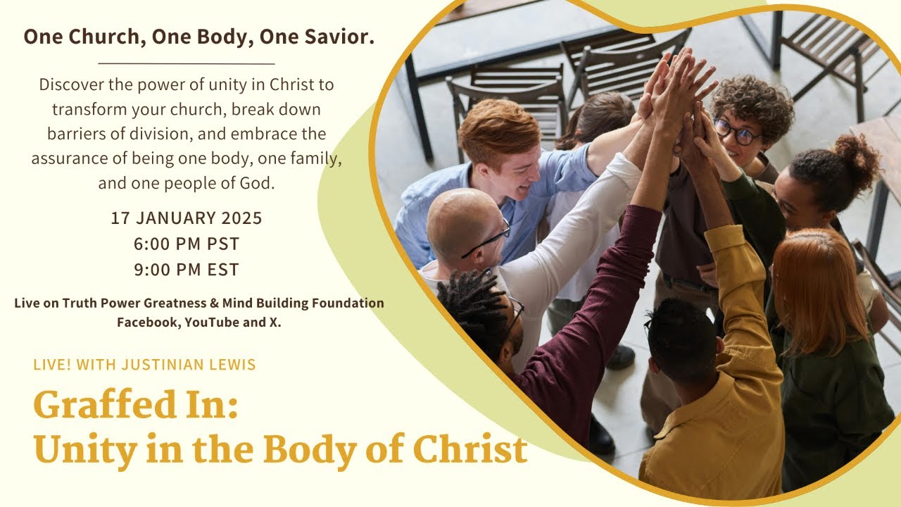 Live! with Justinian Lewis "Graffed In: Unity in the Body of Christ"