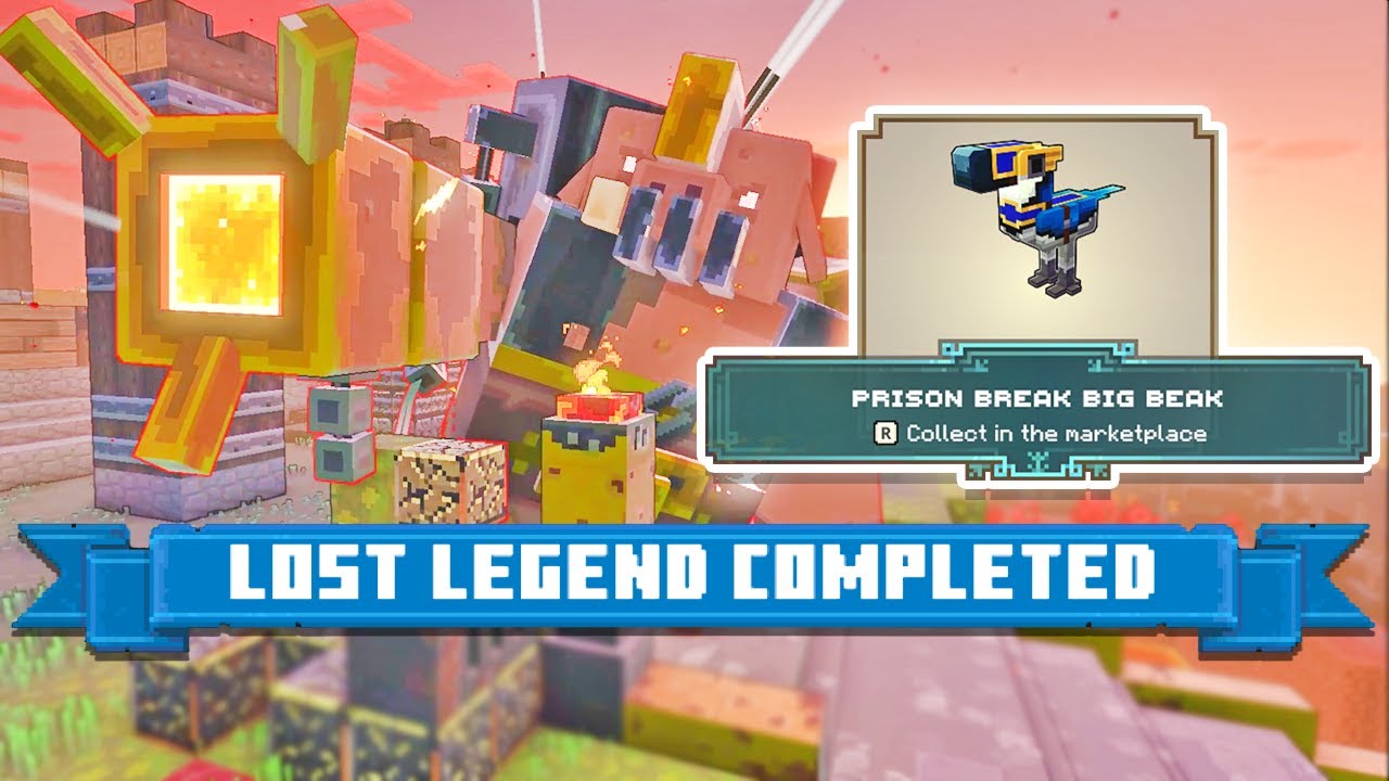 How to Beat The Breakout in under 30 Minutes! (Minecraft Legends Lost Legends & Myths)