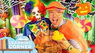 skeleton sink float blippi learning corner educational videos