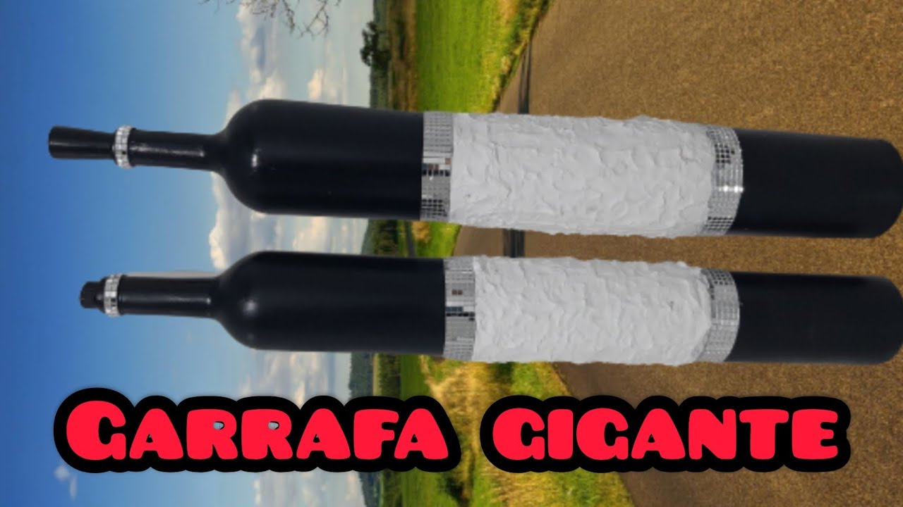 Garrafa de vidro  Gigante , garrafa canto de sala