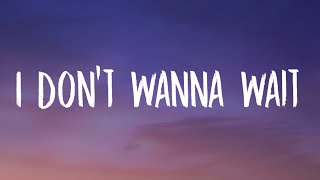 David Guetta & OneRepublic - I Don't Wanna Wait (Lyrics) Resimi