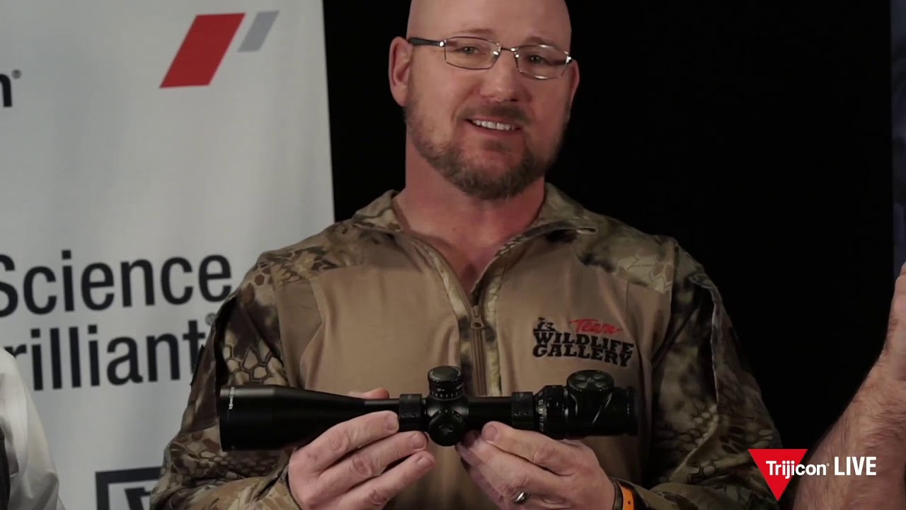 Trijicon AccuPoint 1-4x24mm Riflescope - Duplex Crosshair With Green Dot, Matte Black