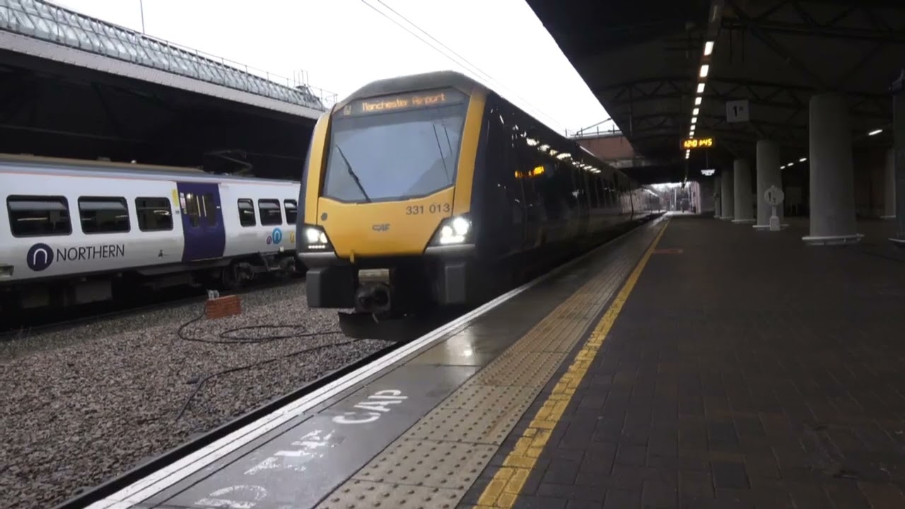 Manchester Airport Train Station  in England